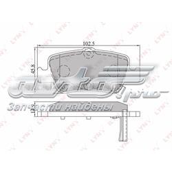 BD7547 Lynxauto sapatas do freio traseiras de disco