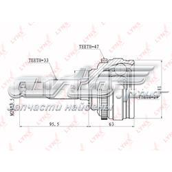 CO1809A Lynxauto junta homocinética externa dianteira
