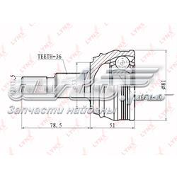 CO2800 Lynxauto junta homocinética externa dianteira