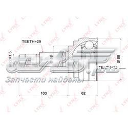CO3704 Lynxauto junta homocinética externa dianteira