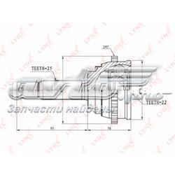 CO3604A Lynxauto junta homocinética externa dianteira