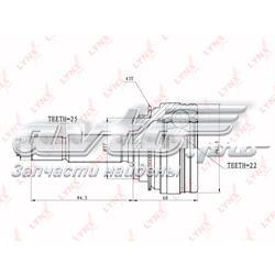 CO3657A Lynxauto junta homocinética externa dianteira