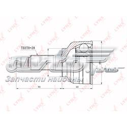 CO4400 Lynxauto junta homocinética externa dianteira