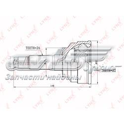CO4403 Lynxauto junta homocinética externa dianteira