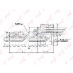 co5715 Lynxauto junta homocinética externa dianteira