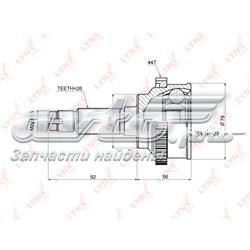 CO3653A Lynxauto junta homocinética externa dianteira