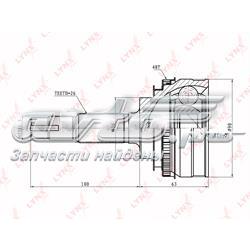 CO7511A Lynxauto junta homocinética externa dianteira