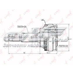 CO7520A Lynxauto junta homocinética externa dianteira