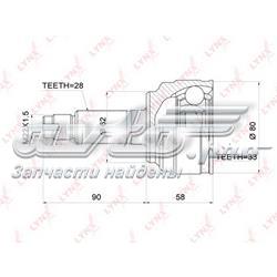 CO3700 Lynxauto junta homocinética externa dianteira