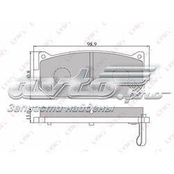 BD4401 Lynxauto sapatas do freio traseiras de disco