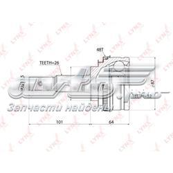 CO7550A Lynxauto junta homocinética externa dianteira