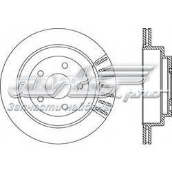 BDR149420 Open Parts disco do freio traseiro