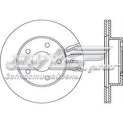 BDR181820 Open Parts disco do freio dianteiro