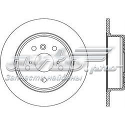 BDR218710 Open Parts disco do freio traseiro