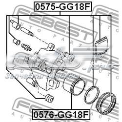 0575GG18F Febest Ремкомплект суппорта тормозного, переднего