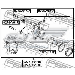 Суппорт задний правый 0277Y61RR Febest