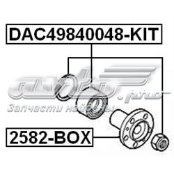 Подшипник задней ступицы DAC49840048KIT Febest
