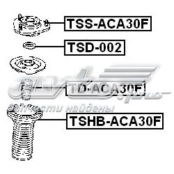 Буфер-отбойник амортизатора переднего Febest TDACA30F цена, от 6.78 USD