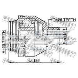 Шрус внутренний левый 2311T5MTLH Febest