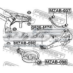 0525MZ6 Febest barra transversal de suspensão traseira