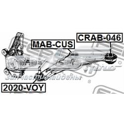 Купить CRAB046 Febest Сайлентблок нижний передней подвески