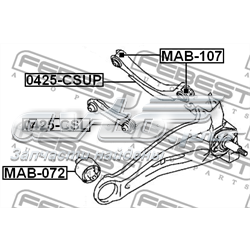 Поперечна тяга задньої підвіски 0425CSL FEBEST