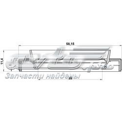 Правый сальник полуоси A4854 Musashi