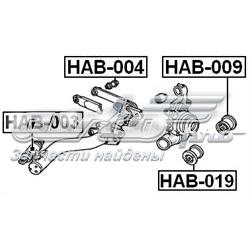 Полиуретановый сайлентблок заднего нижнего рычага Febest HAB003 цена, от 24.52 USD