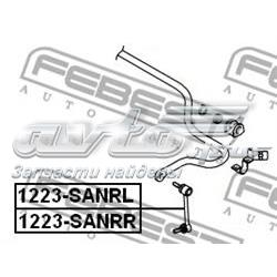 Задняя левая тяга стабилизатора Febest 1223SANRL цена, от 5.33 USD