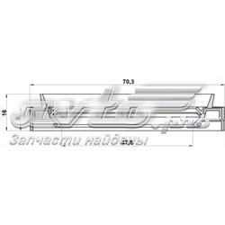 Сальник правой полуоси переднего моста Febest 95JEZ50700916L