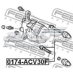 Направляющая суппорта переднего верхняя 0174ACV30F Febest