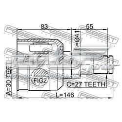 Внутренняя граната Febest 0411CS9MTRH