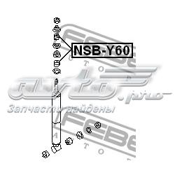 NSBY60 Febest Втулка штока амортизатора переднего