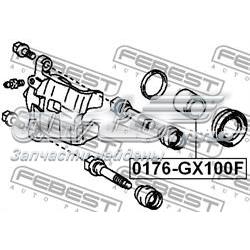 Поршень суппорта тормозного переднего 0176GX100F Febest