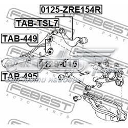 Рычаг задней подвески верхний 0125ZRE154R Febest