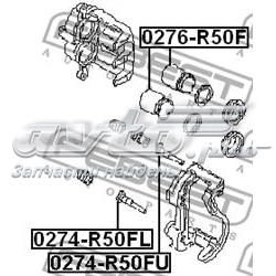Направляющая суппорта переднего нижняя 0274R50FL Febest
