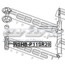 Буфер (отбойник) амортизатора переднего + пыльник NSHBP11SR20 Febest