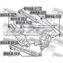 Сайлентблок цапфы задней BMAB021Z Febest