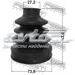 Bota de proteção interna de junta homocinética do semieixo dianteiro Mercedes C W203