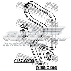 Rolo de reguladora de tensão da correia do mecanismo de distribuição de gás Toyota RAV4 SXA 10