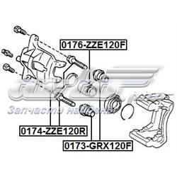 0174ZZE120R Febest Направляющая суппорта переднего верхняя