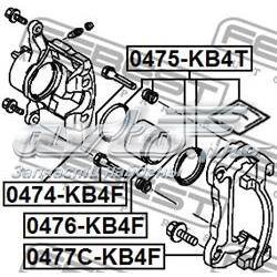 Kit de reparação de suporte do freio dianteiro Febest 0475KB4