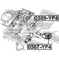 0387YF4 Febest Ролик натяжителя ремня ГРМ