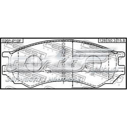 Колодки Febest 0201P10F цена, от 15.26 USD