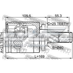 Купить TA41089CVI Safety Шрус внутренний левый