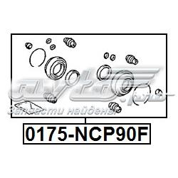 0175NCP90F Febest Ремкомплект суппорта тормозного, переднего