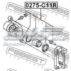 Ремкомплект заднего суппорта Febest 0275C11R