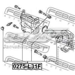 Kit de reparação de suporte do freio dianteiro 0275L31F Febest