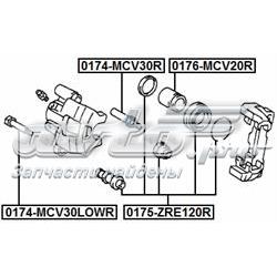 Ремкомплект заднего суппорта Febest 0175ZRE120R