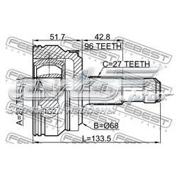 Граната наружная задняя Febest 1610212A96R